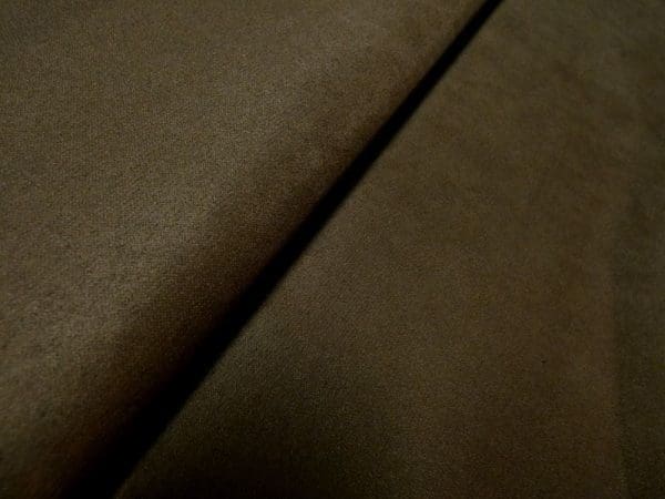 suede imitatie nubuk castagne bruin