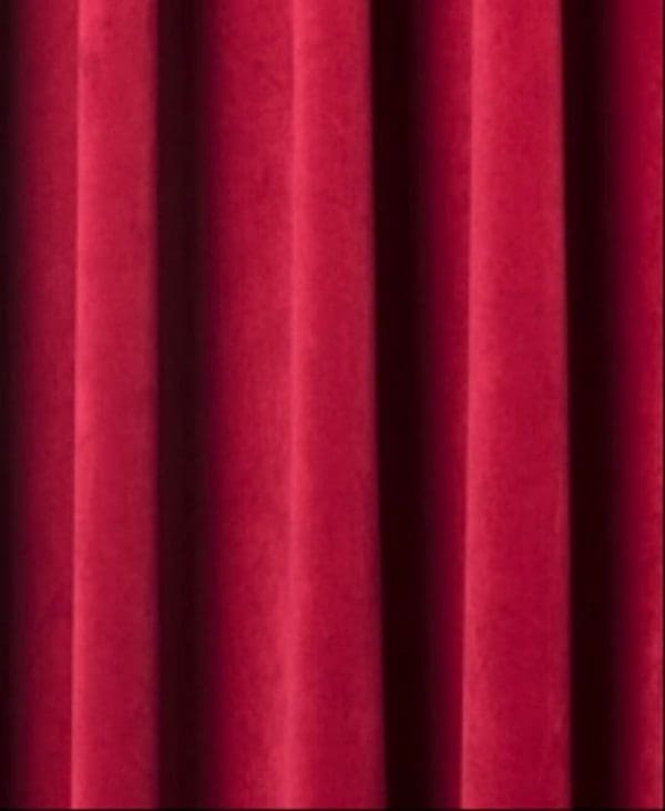 velours rood gordijnstof
