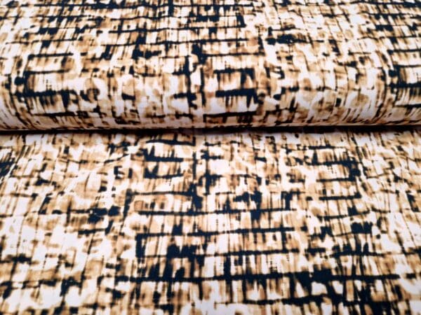 Travelstof met Abstract Ruitpatroon